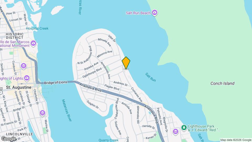 75 Comares Ave Map and Location Details