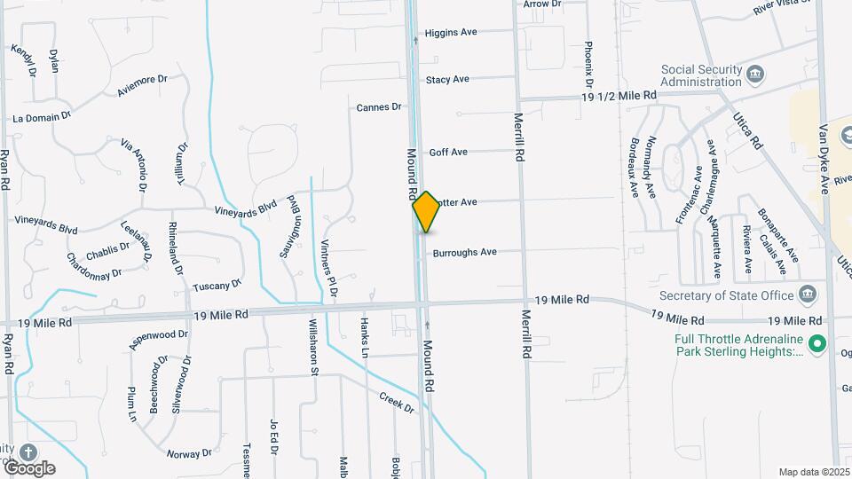 43256 Mound Rd, Unit 502 Map and Location Details