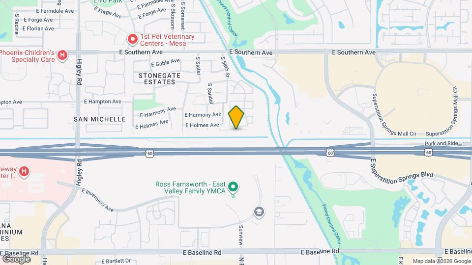 5827 E Hopi Cir Map and Location Details