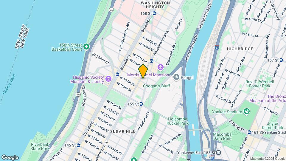 499 W 158th St Map and Location Details