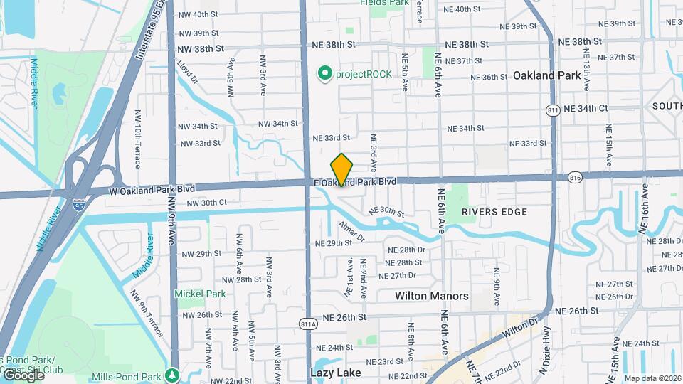 117 NE 30th Ct Map and Location Details