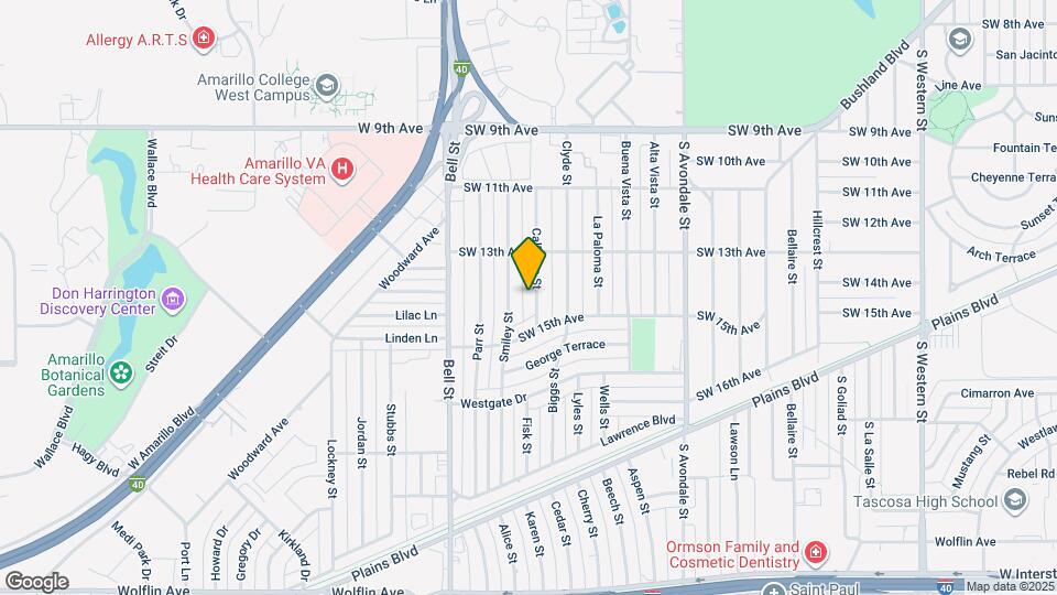 1314 Callahan St Map and Location Details