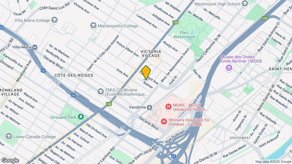 2085 Bulmer Av Map and Location Details