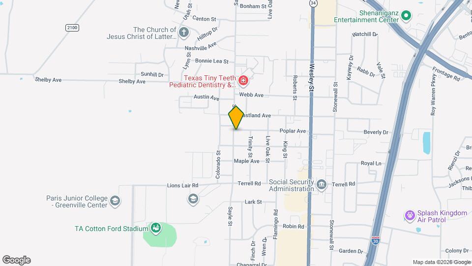 3211 Poplar St Map and Location Details