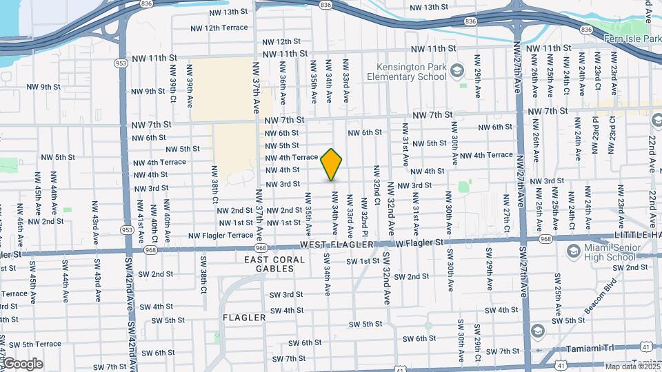 296 NW 34th Ave-Unit -1 Map and Location Details