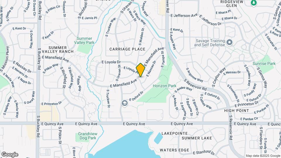 18178 E Mansfield Ave Map and Location Details