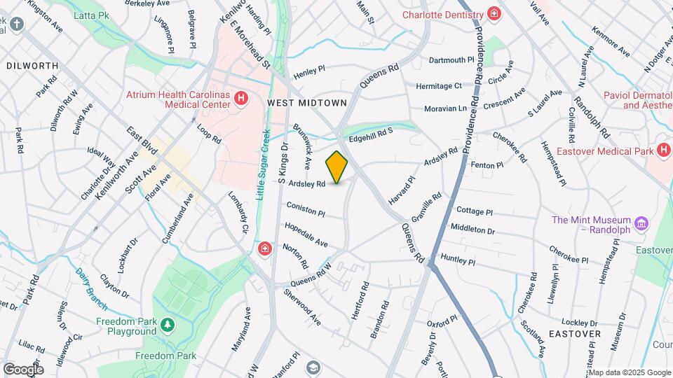 1025 Ardsley Rd Map and Location Details