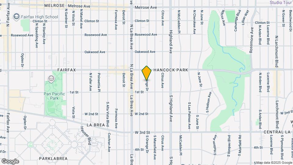 135 N Orange Dr Map and Location Details