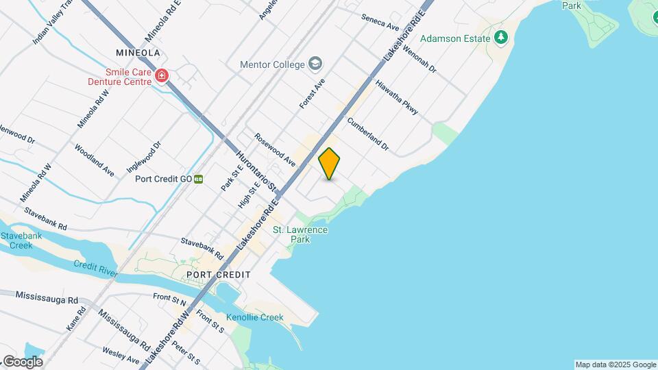 Port Credit Village Map and Location Details