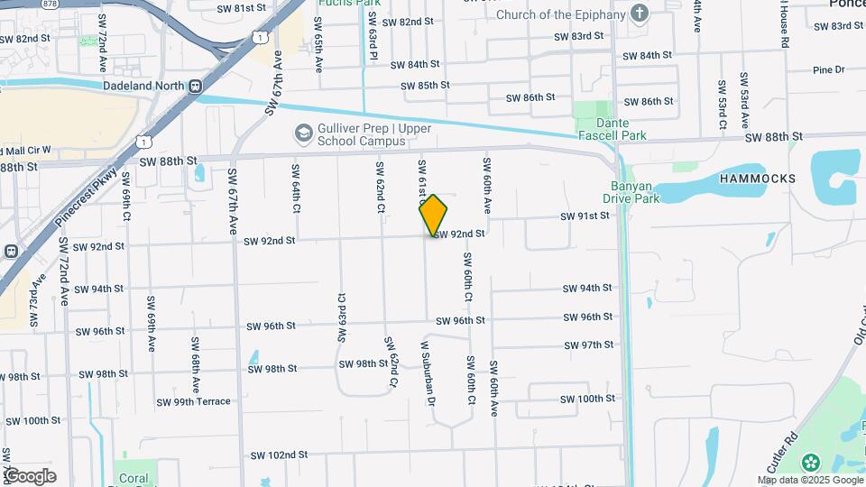 6150 SW 92nd St Map and Location Details