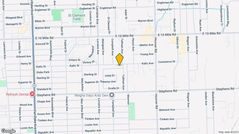 11263 Edgemont Ave Map and Location Details