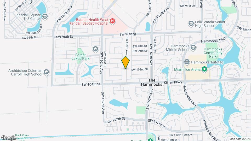 10172 SW 159th Ave Map and Location Details