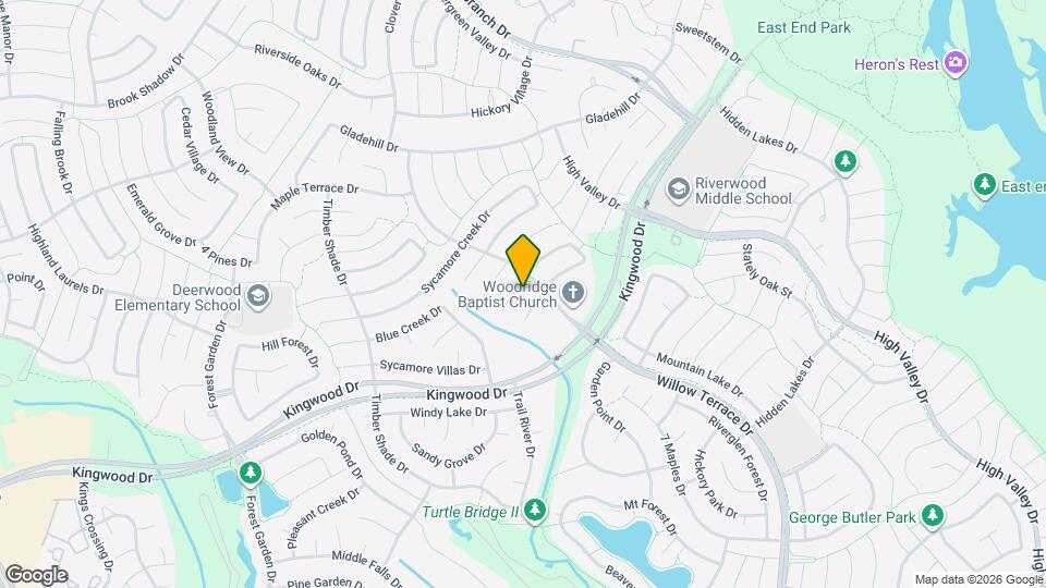 5626 Spring Lodge Dr Map and Location Details