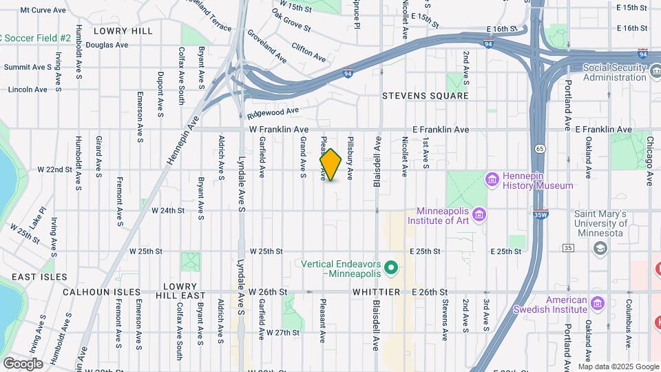 2223 Pleasant Ave Map and Location Details