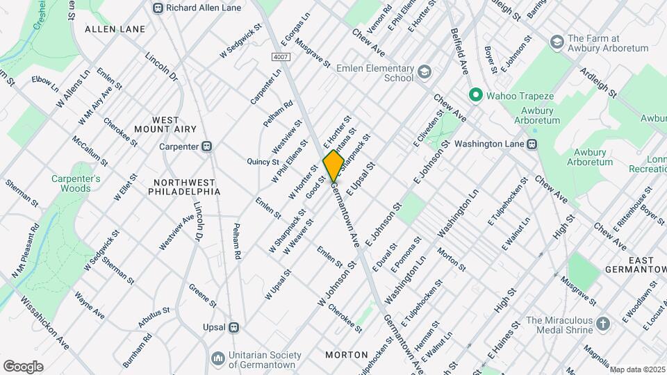 6516 Germantown Ave Mapa y Detalles de la Ubicación