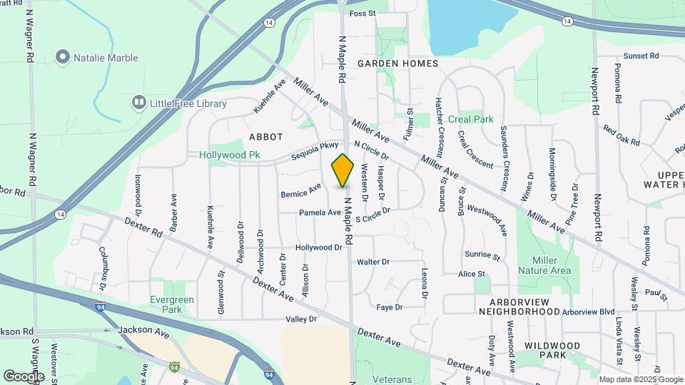 1035 N Maple Rd Mapa y Detalles de la Ubicación