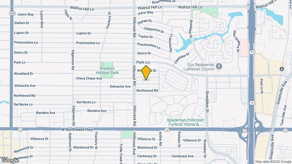 6925 Deloache Ave Map and Location Details