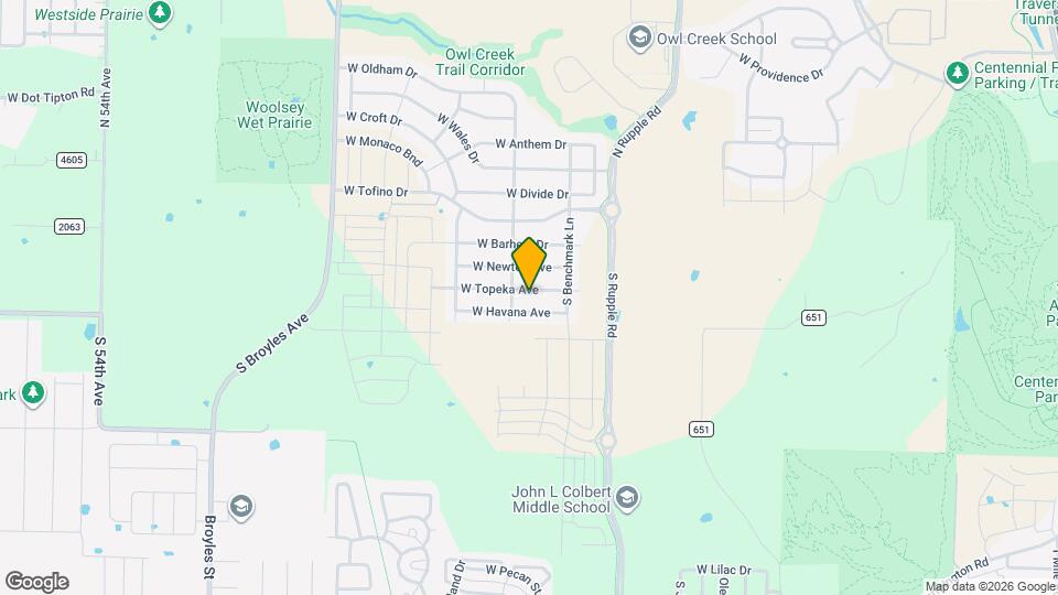 4375 W Topeka Ave Map and Location Details