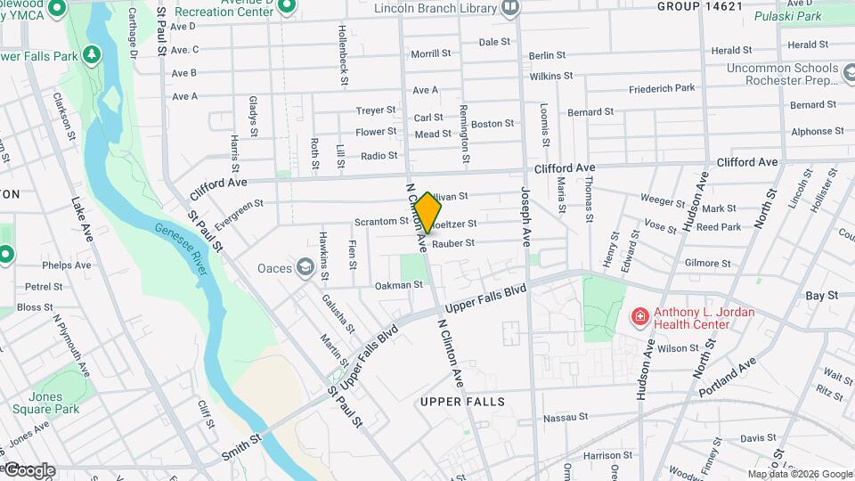 778 N Clinton Ave, Unit top Mapa y Detalles de la Ubicación