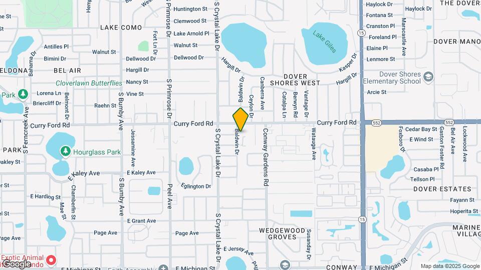 1621 Baldwin Dr Map and Location Details