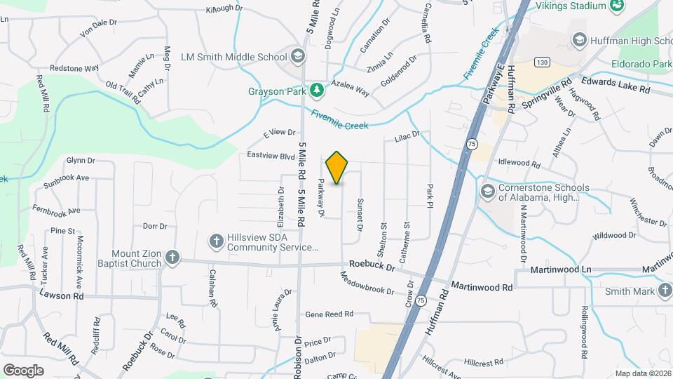 928 Meadowbrook Dr Map and Location Details