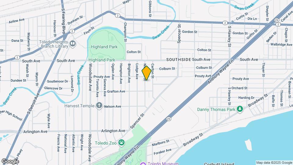 617 Nicholas St Map and Location Details