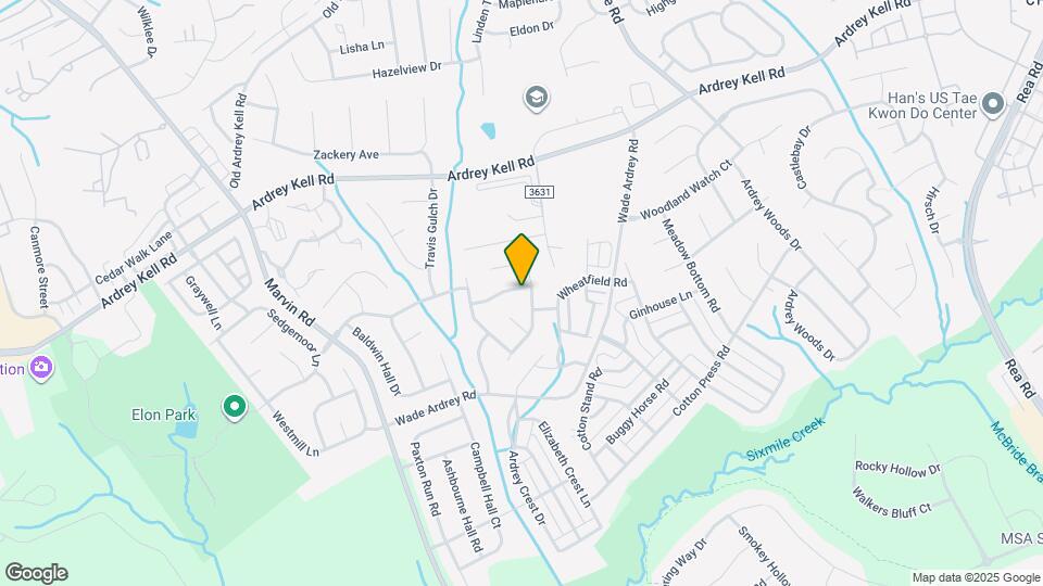 9505 Constitution Hall Dr Mapa y Detalles de la Ubicación