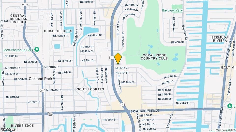 2115 NE 37th Dr Map and Location Details