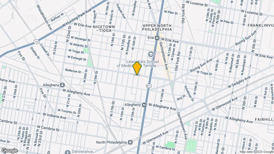3346 N 15th St Map and Location Details