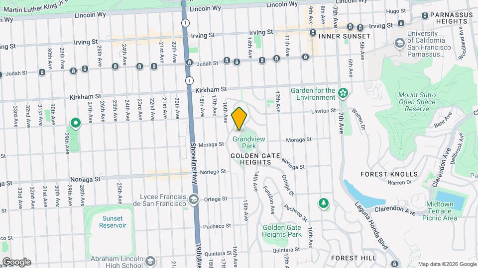 1645 15th Ave Mapa y Detalles de la Ubicación