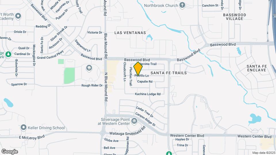 1800 Potrillo Ln Map and Location Details