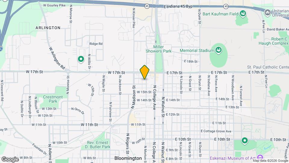 1205 N Woodburn Ave Mapa y Detalles de la Ubicación