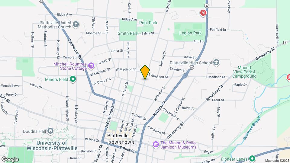 635 N 2nd St Mapa y Detalles de la Ubicación