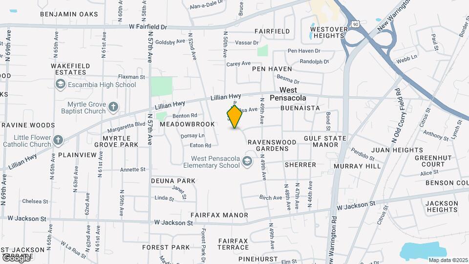 1105 N 50th Ave Map and Location Details