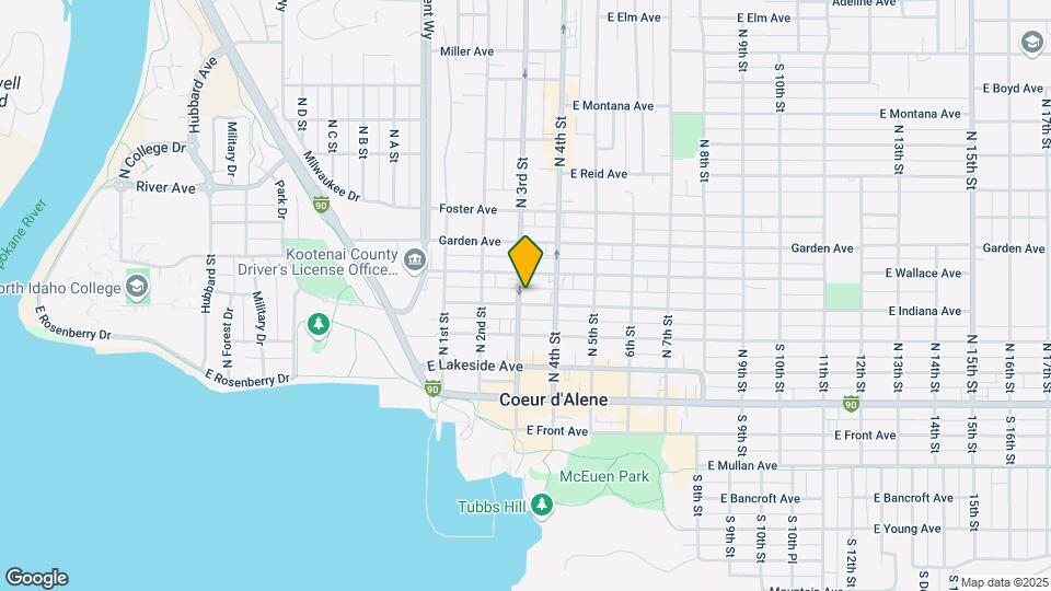 303 E Indiana Ave Map and Location Details