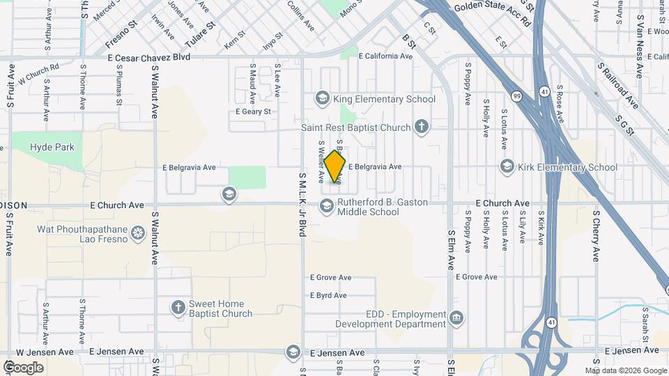 2380 S Bardell Ave Map and Location Details