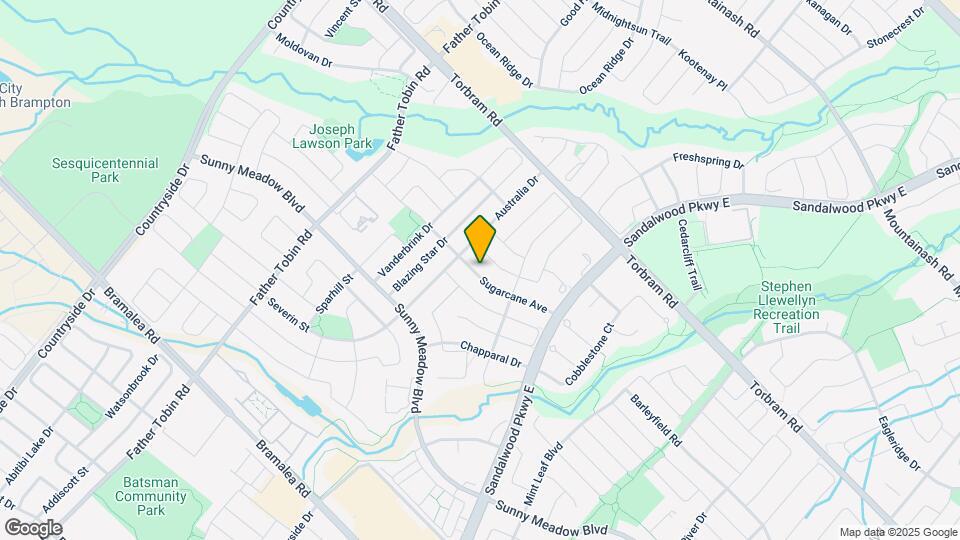 39 Sugarcane Av Map and Location Details