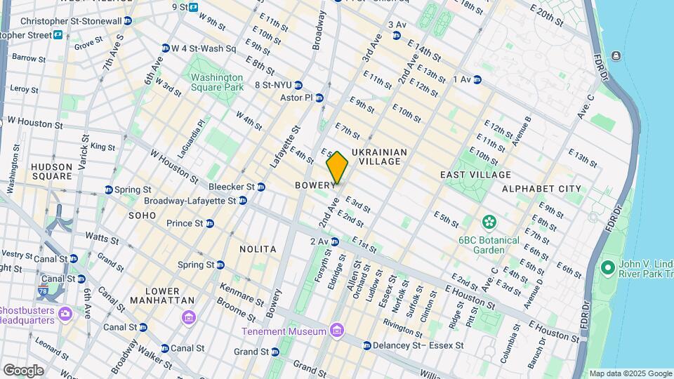 55 Second Ave Map and Location Details