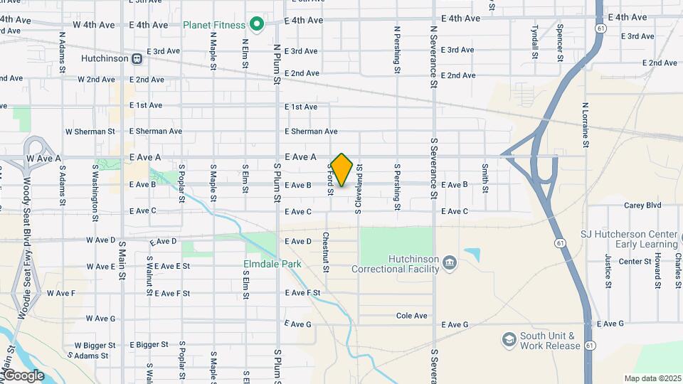 611 E Ave B Map and Location Details