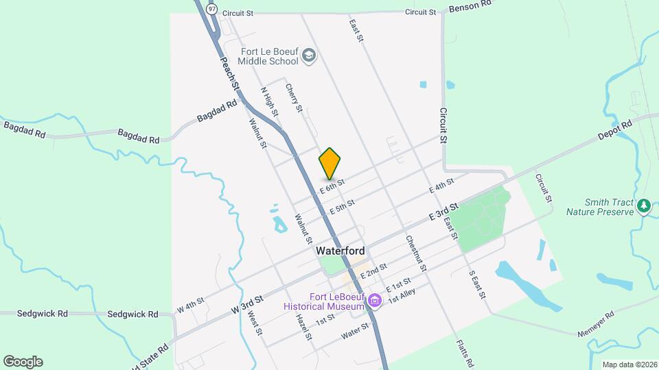 604 Cherry St Map and Location Details