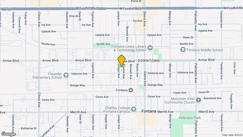8557 Juniper Ave Mapa y Detalles de la Ubicación