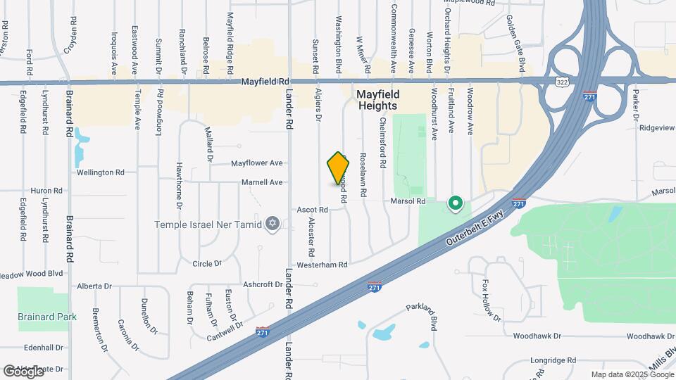 1662 Crestwood Rd Map and Location Details