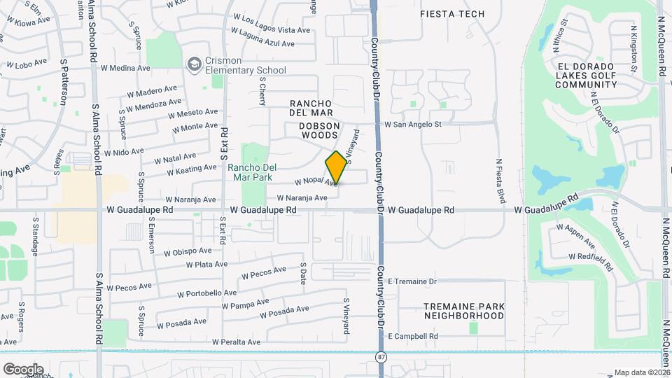 507 W Nopal Ave Map and Location Details