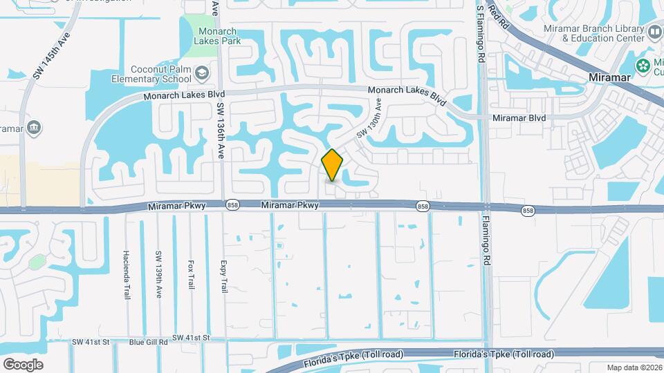 3142 SW 129th Way Map and Location Details