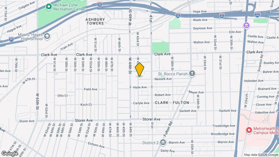 3191 W 43rd St Map and Location Details