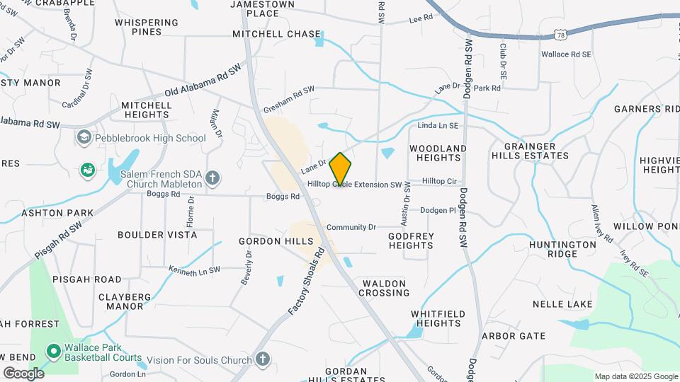 413 Hilltop Cir Map and Location Details