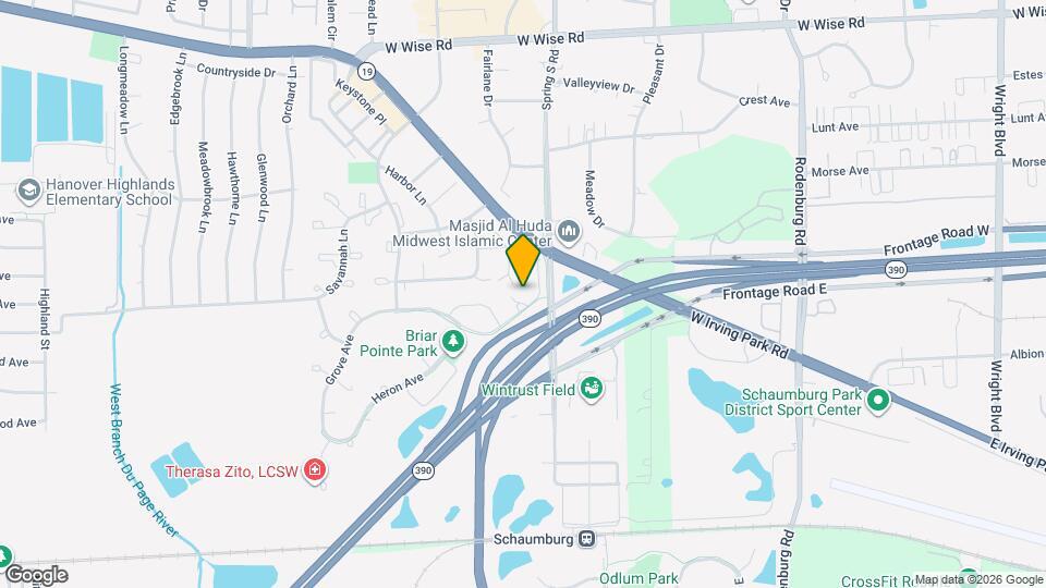 1640 Grove Ave, Unit 1F Mapa y Detalles de la Ubicación
