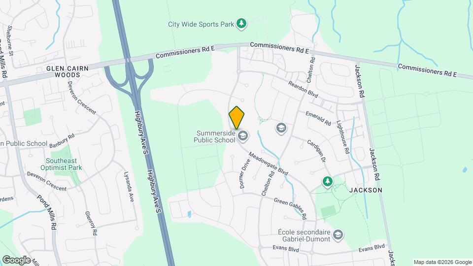 2537 Meadowgate Blvd Map and Location Details