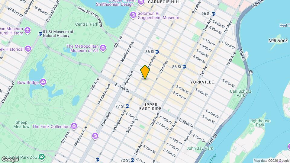 149 E 81st St, Unit 1 E Mapa y Detalles de la Ubicación