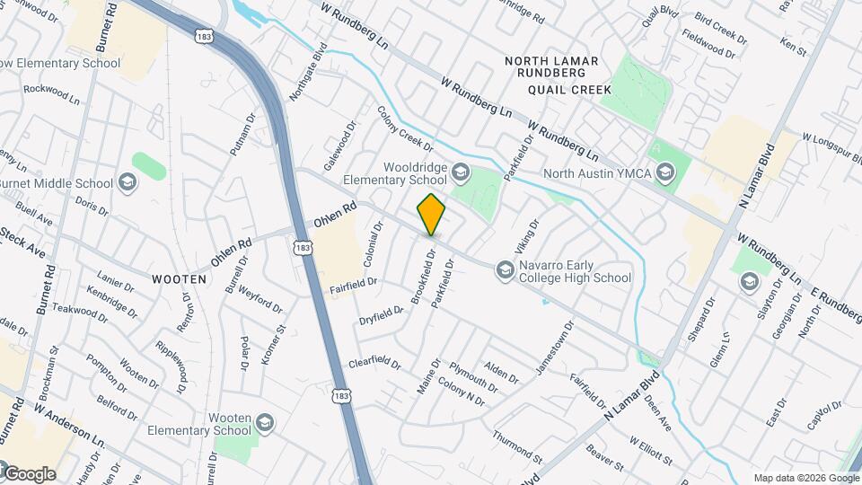 8808 Brookfield Dr Map and Location Details